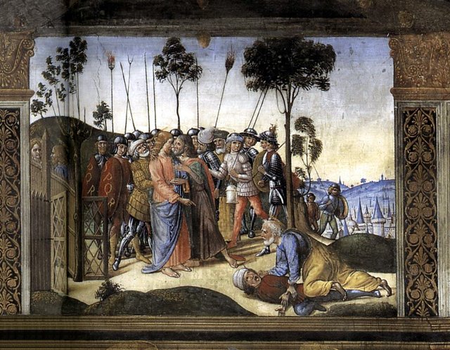 Arrest of Christ by Biagio d'Antonio