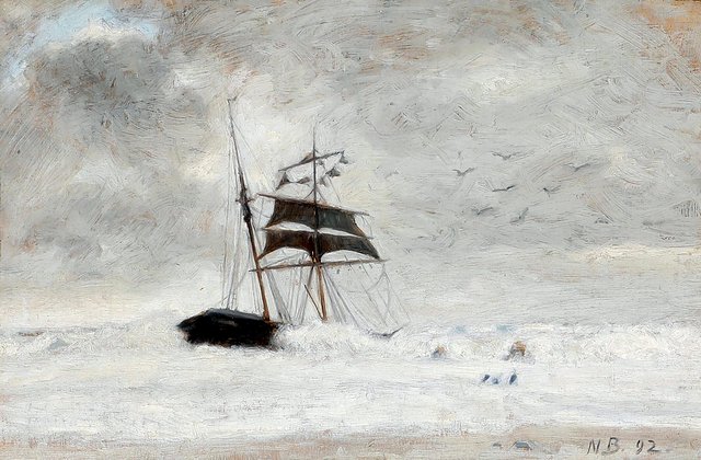 A wreckage. by Niels Bjerre