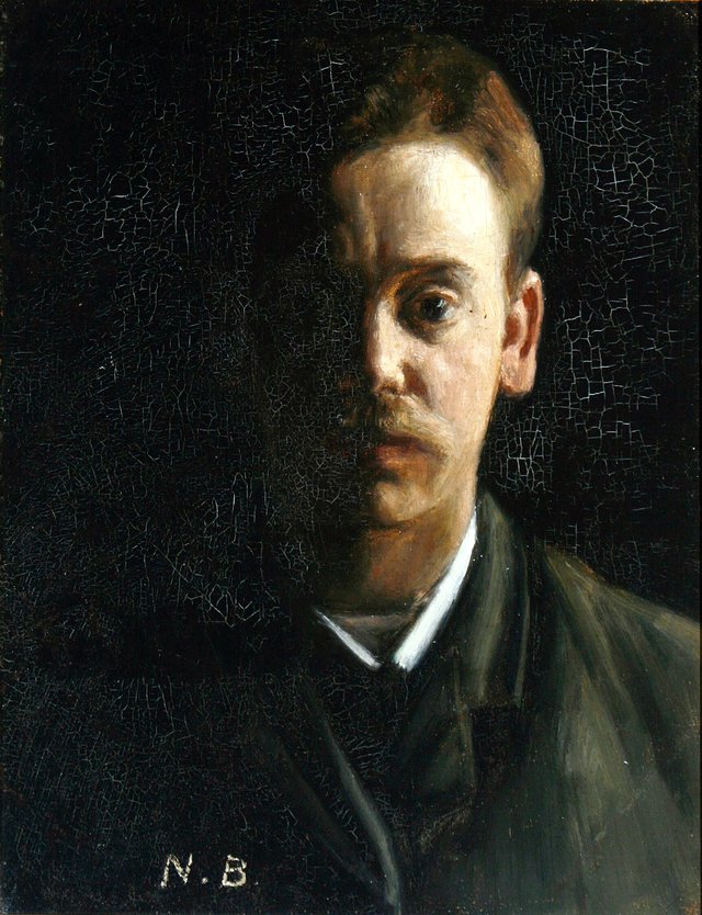 Self-portrait. by Niels Bjerre