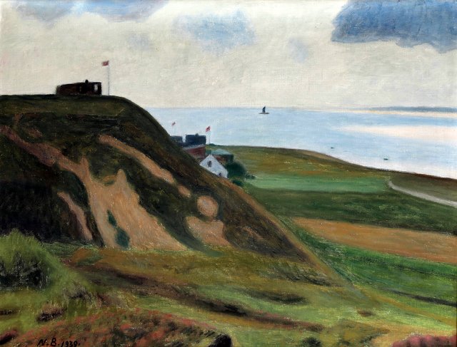 Coastal view. by Niels Bjerre