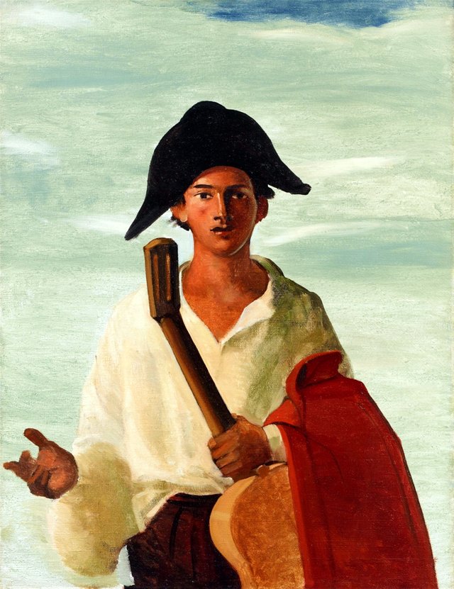 Arlequin tenant une guitare by André Derain
