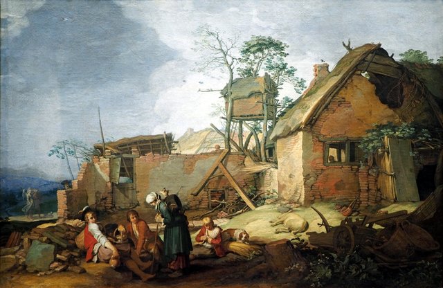 Landscape with Farmhouse by Abraham Bloemaert