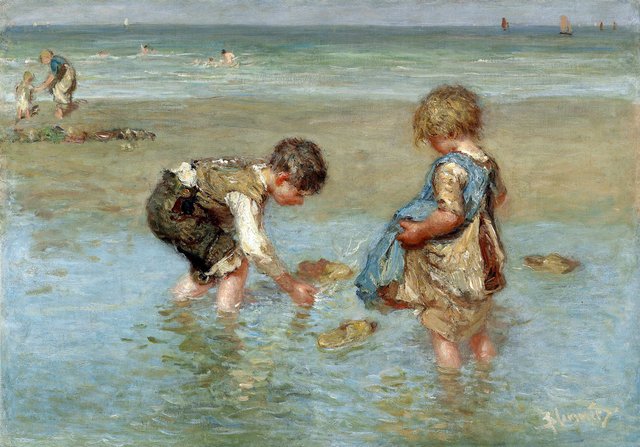 A day at the beach by Bernard Blommers