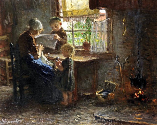 A quiet afternoon by Bernard Blommers