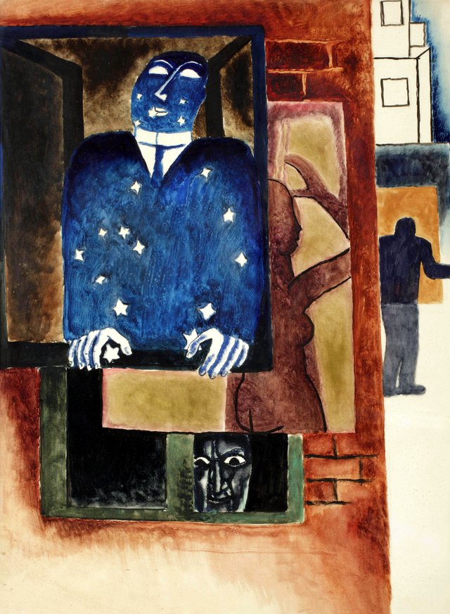 Window in the Night (study) by Frits Van den Berghe