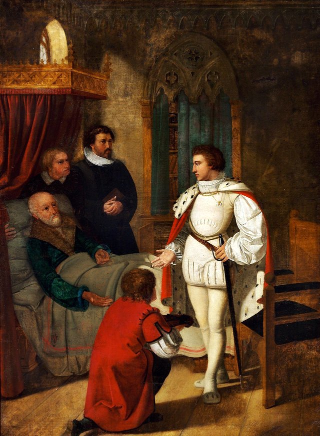 King Christian IV and Chancellor Niels Kaas by Ditlev Blunck