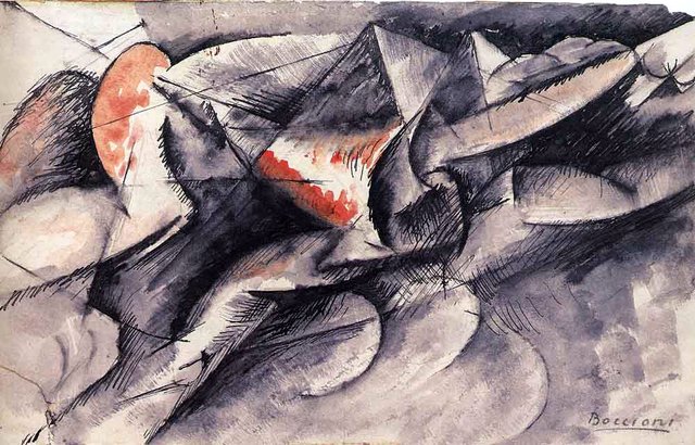 Cavallo +case by Umberto Boccioni