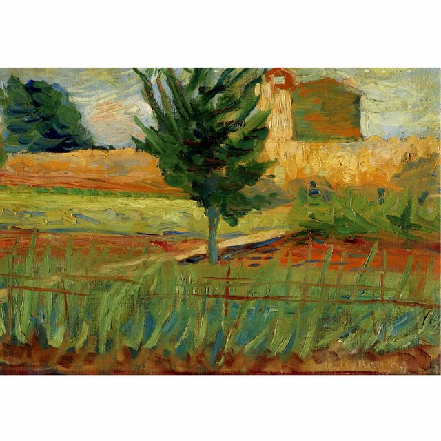 Landscape of Via Ripamonti of Milano by Umberto Boccioni
