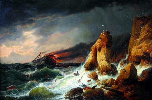 Shipwreck by Alexey Bogolyubov