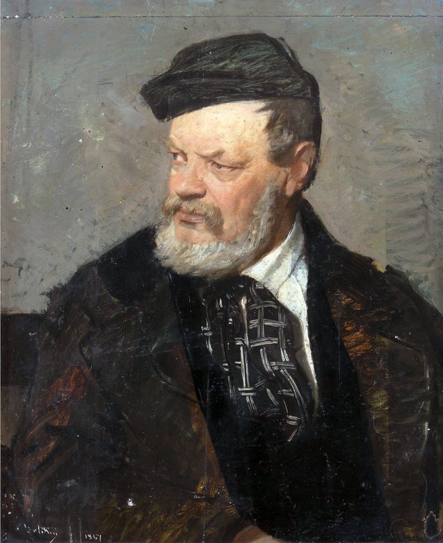 Portrait of the artist's father, Antonio Boldini by Giovanni Boldini