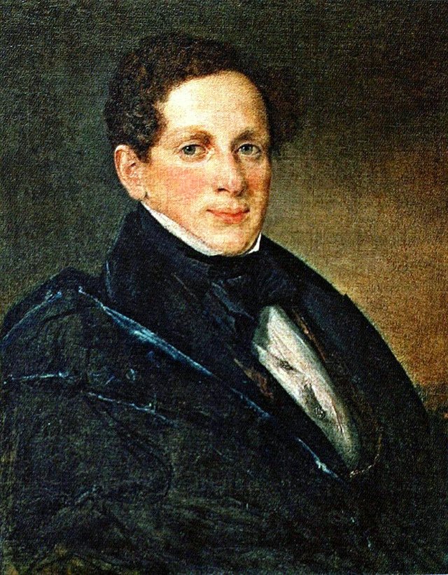 Portrait of Andrei Mikhailovich Bolotov by Vasily Andreevich Tropinin