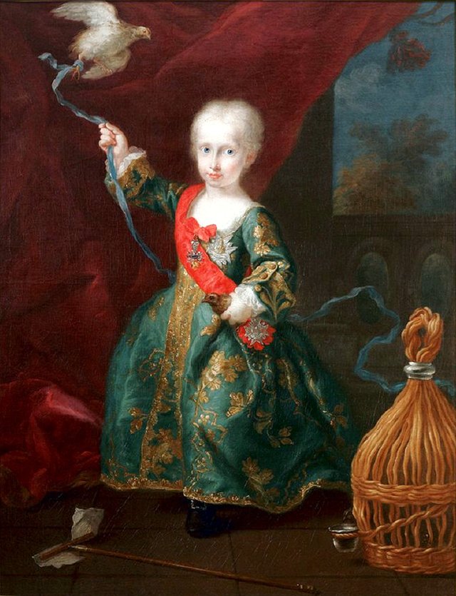 Porträt des Infante Ferdinand (1751-1825) by Giuseppe Bonito