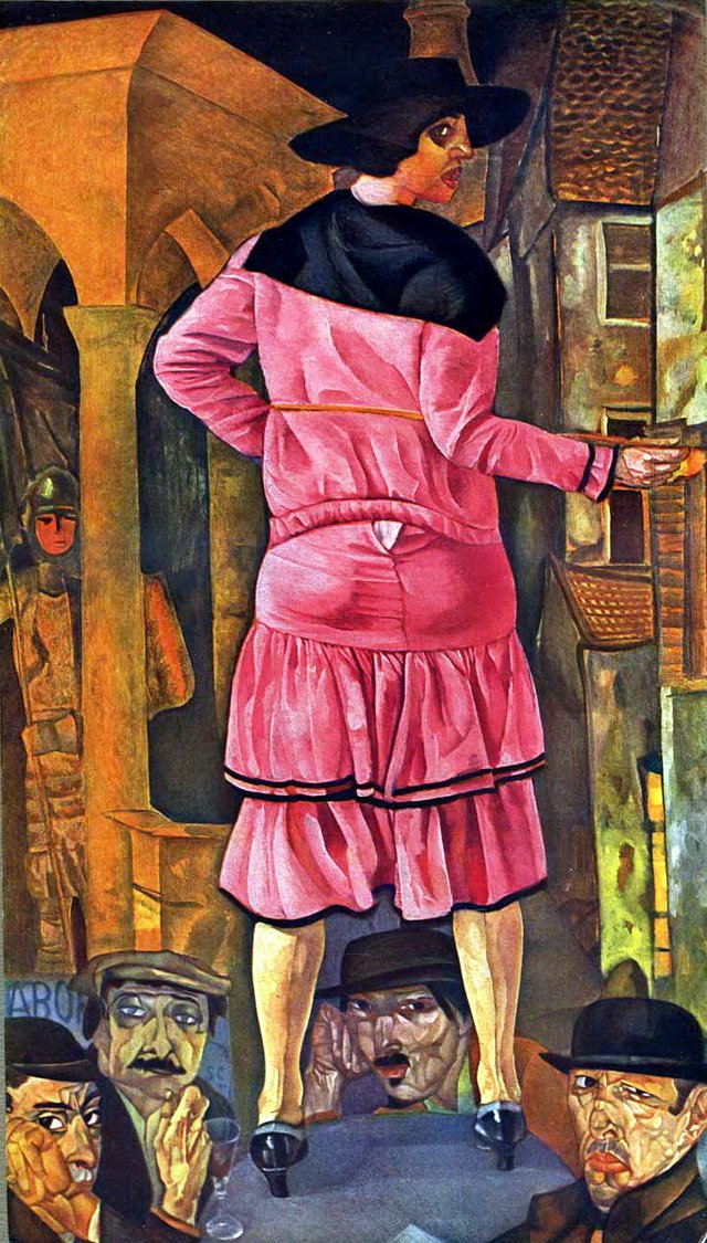 Street of Blondes by Boris Grigoriev
