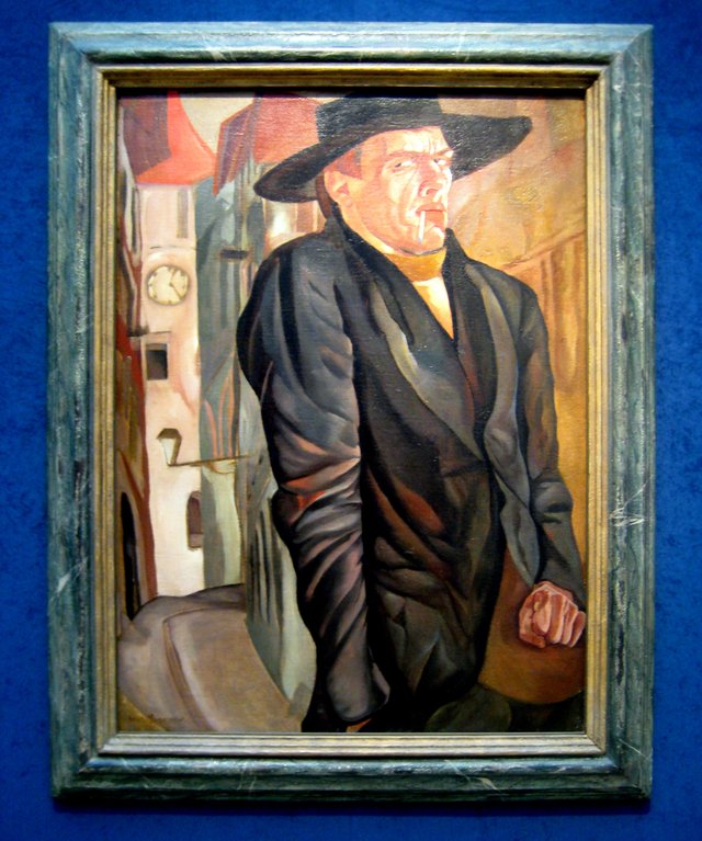 self-portrait by Boris Grigoriev