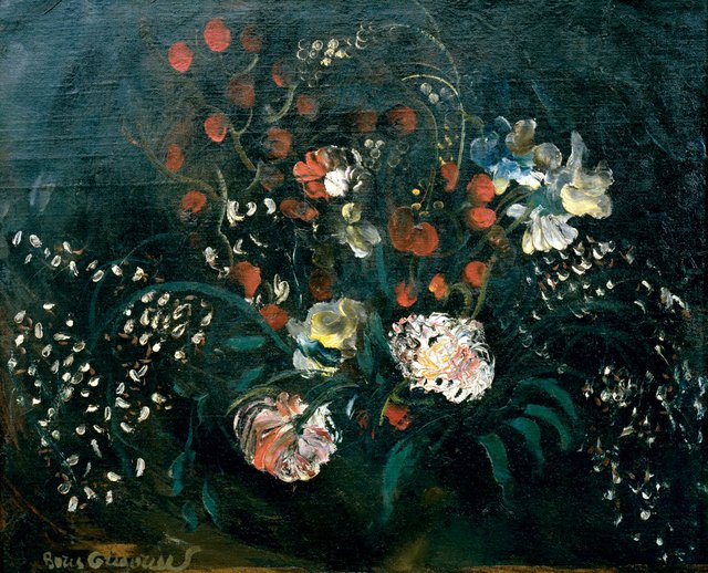 still life with flowers by Boris Grigoriev