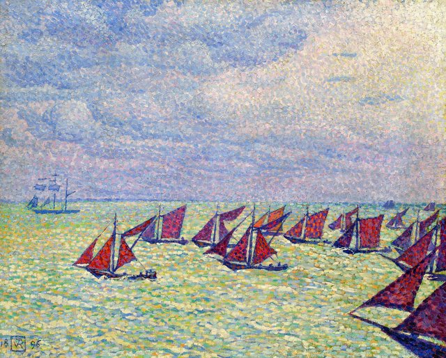 Flottille d’Arnemuiden by Théo van Rysselberghe