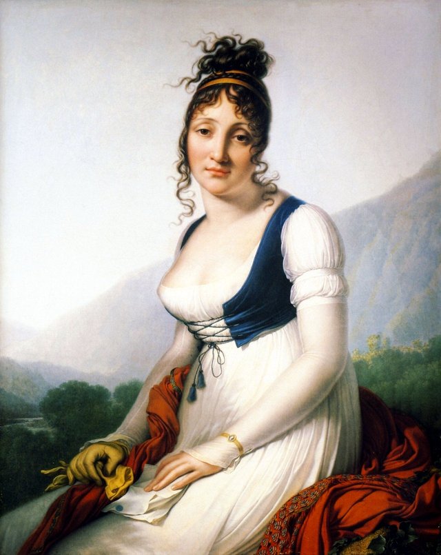 Portrait of Comtesse Marie-Henriette Doullé de Bonneval by Anne-Louis Girodet