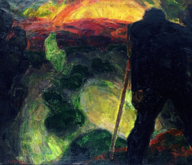 The painter by Frits Van den Berghe