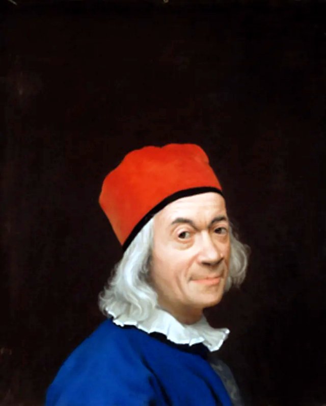 Self-portrait with a red cap by Jean-Étienne Liotard