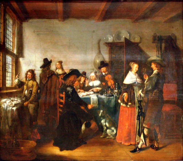Un concert de famille by Quirijn van Brekelenkam
