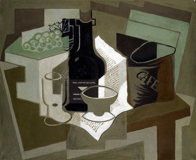 The Bag of Coffee by Juan Gris