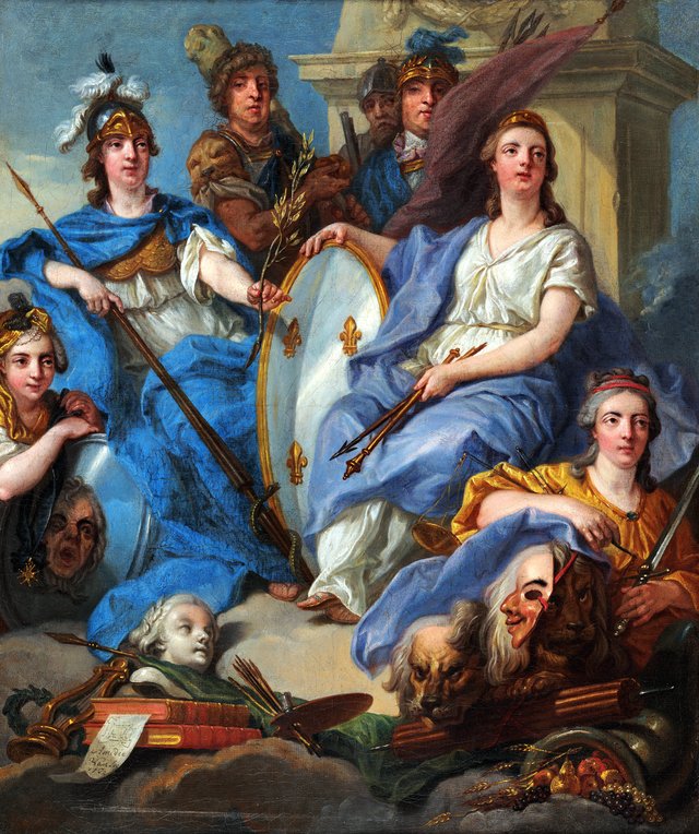 Allegory of the Family Pact by Charles-Amédée-Philippe van Loo