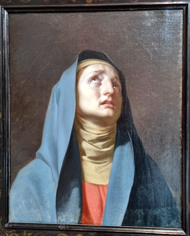 La vierge de douleur by Jean-Baptiste Regnault