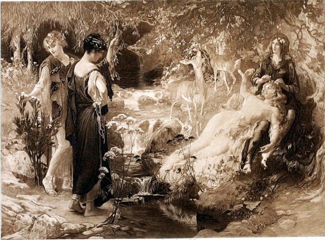 The Secret Wood by Frederick Arthur Bridgman