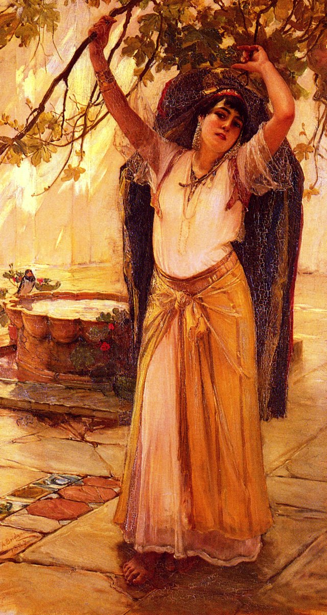 Spanish Lady by Frederick Arthur Bridgman