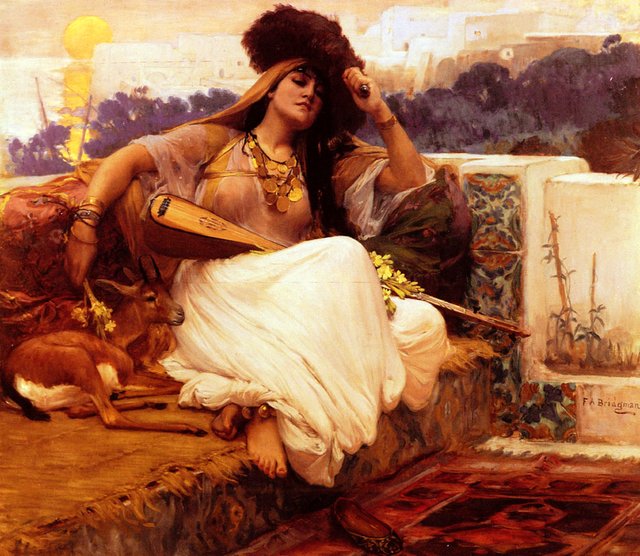 L'Indolence by Frederick Arthur Bridgman
