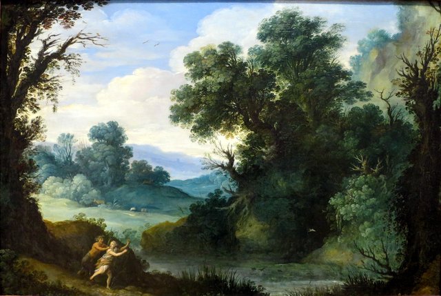 Landscape with Pan and Syrinx by Paul Bril