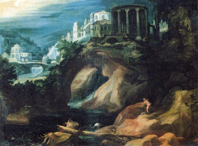 Landschaft mit Sibyllentempel by Paul Bril