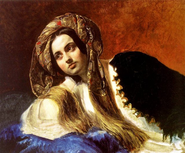 A Turkish Girl by Karl Bryullov