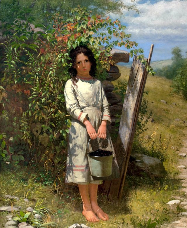 Blackberry Picking by John George Brown