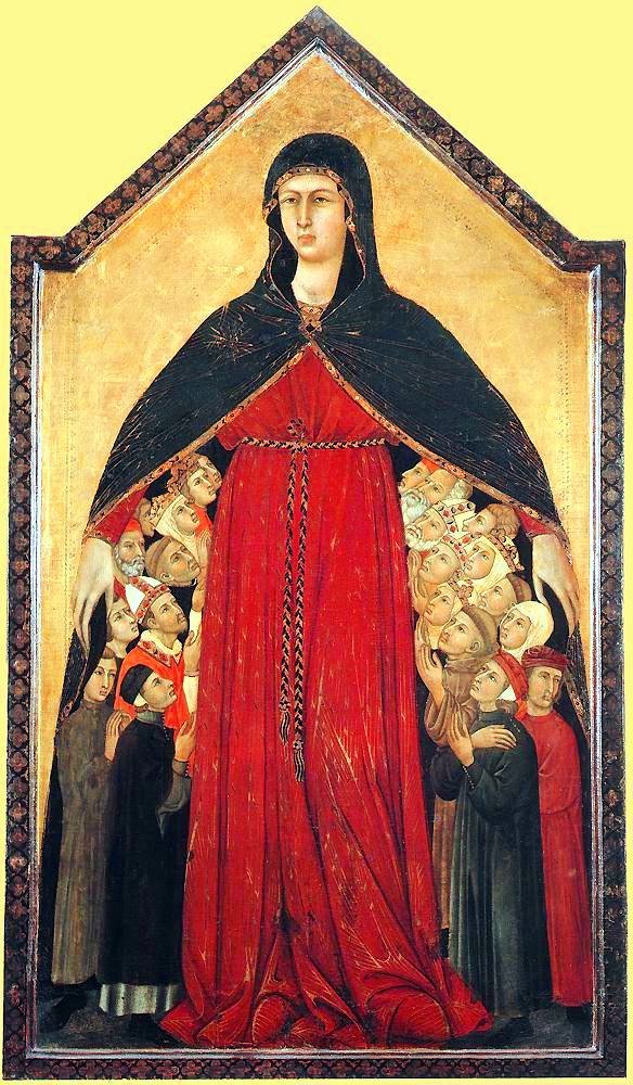 Madonna of Mercy by Simone Martini