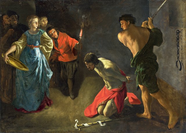 Execution of Saint John the Baptist by Giovanni Lanfranco