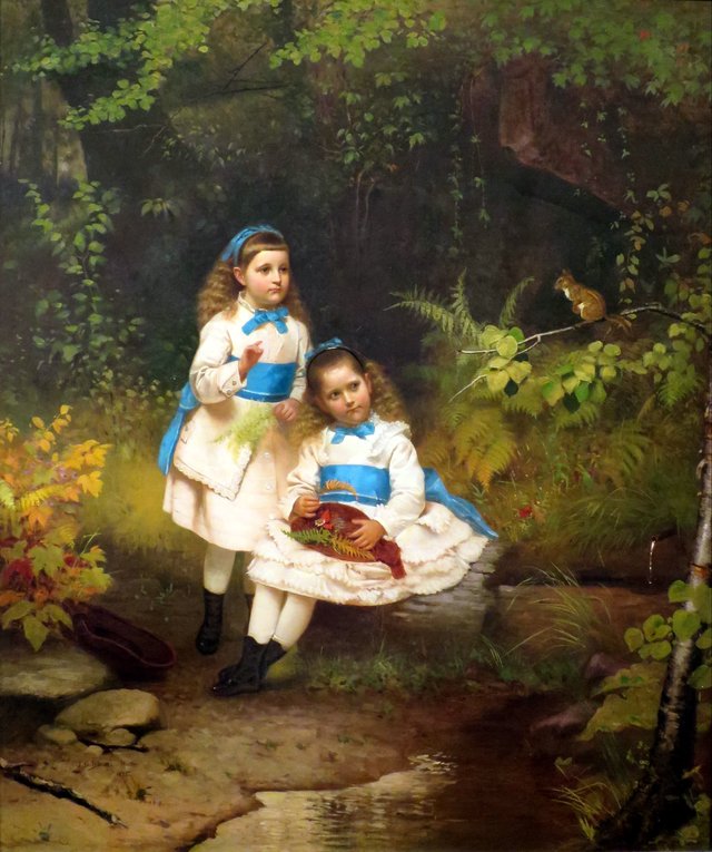 By the Forest Brook by John George Brown