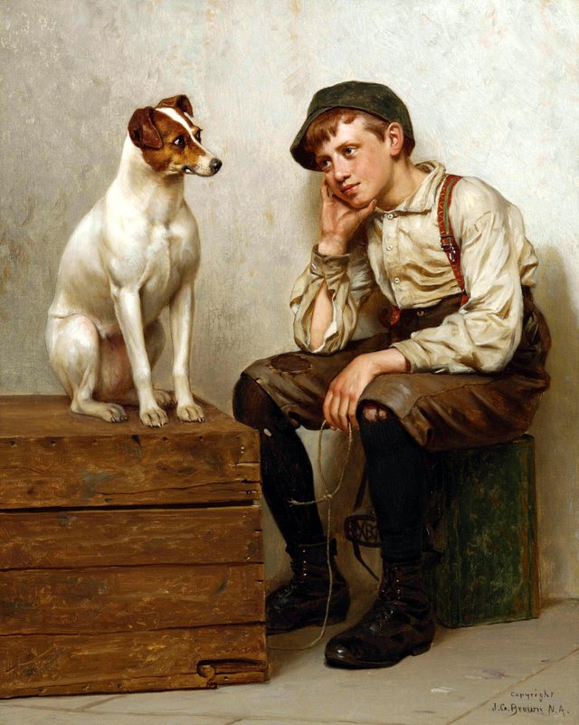 Mutual Admiration by John George Brown