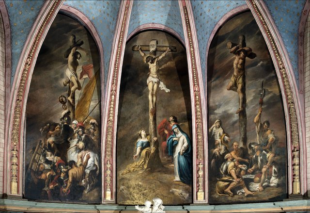 Golgotha by Jan Cossiers