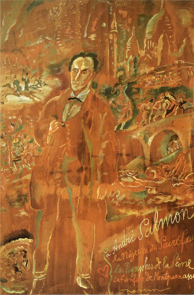 André Salmon and Montmartre by Jules Pascin