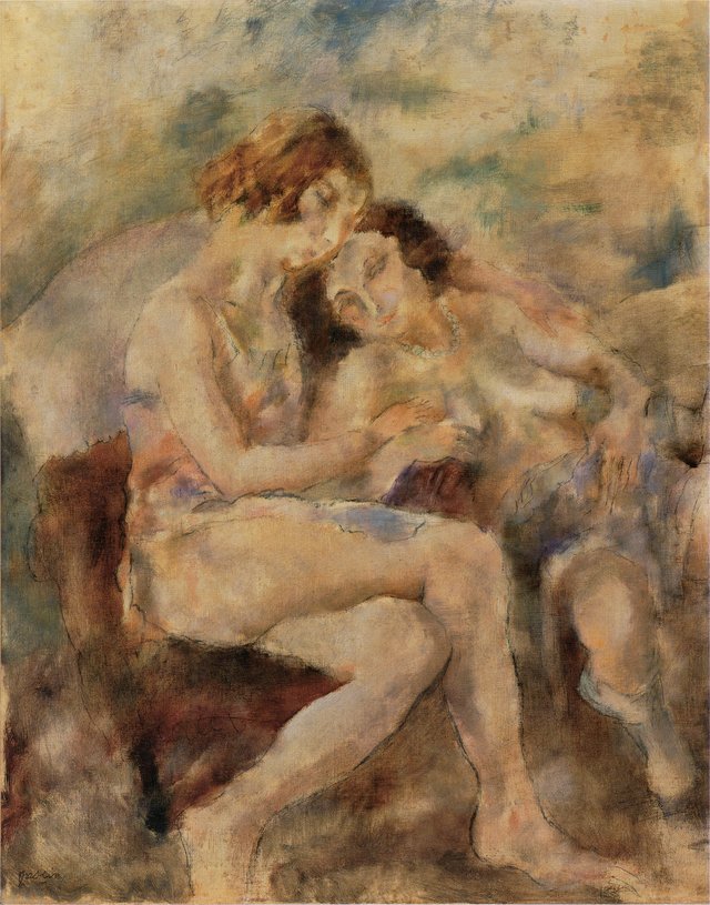Zinah and Renée by Jules Pascin