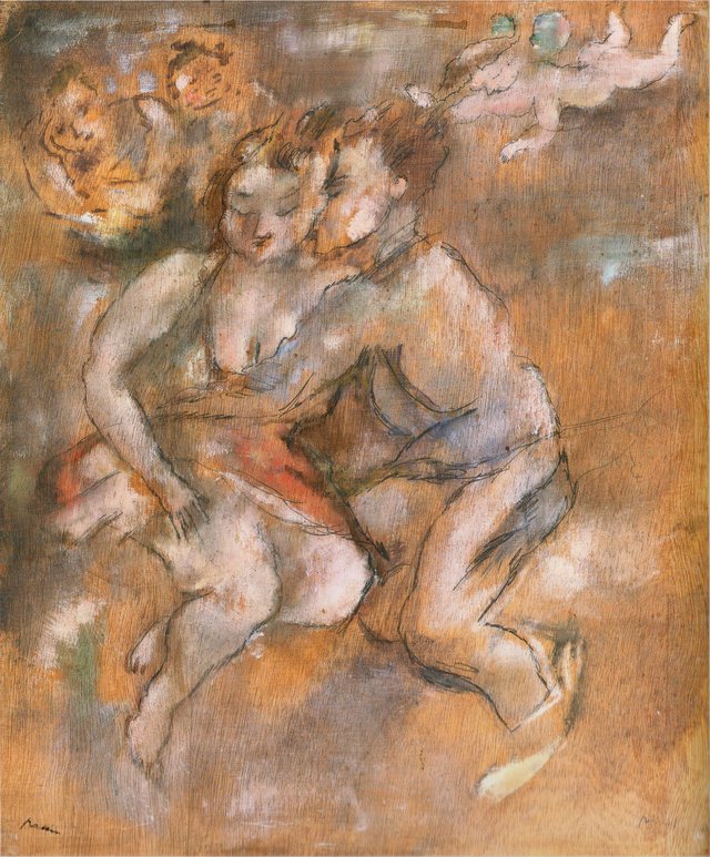 Lovers by Jules Pascin