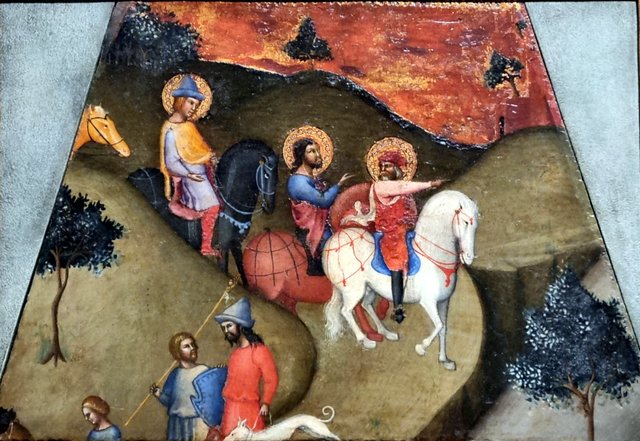 Le voyage des Mages by Bartolo di Fredi