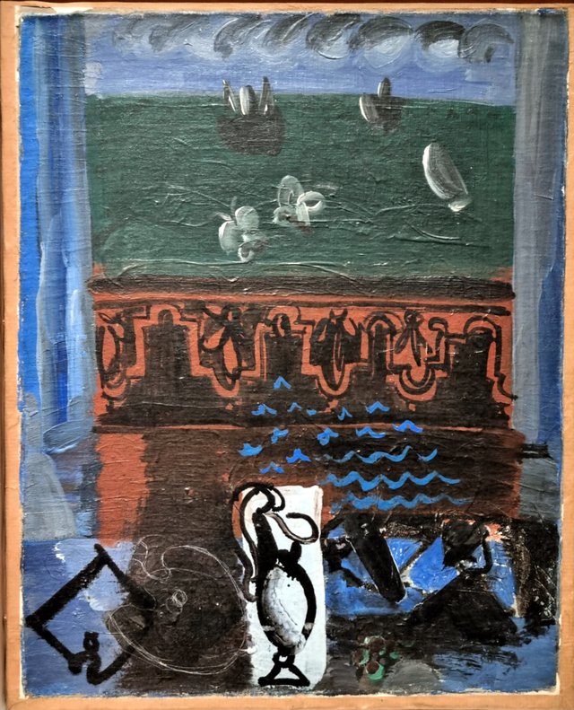Fenêtre sur la mer by Raoul Dufy