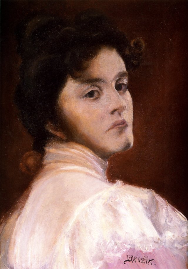 Portrait of a Lady by Václav Brožík