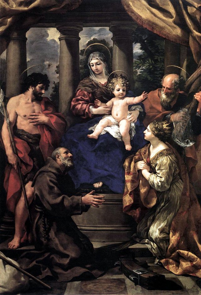 Virgin and Child with Saints by Pietro da Cortona