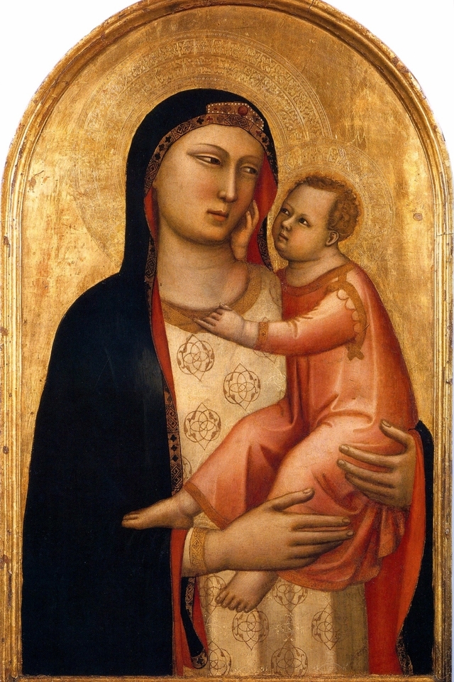 Madonna mit Kind by Bernardo Daddi