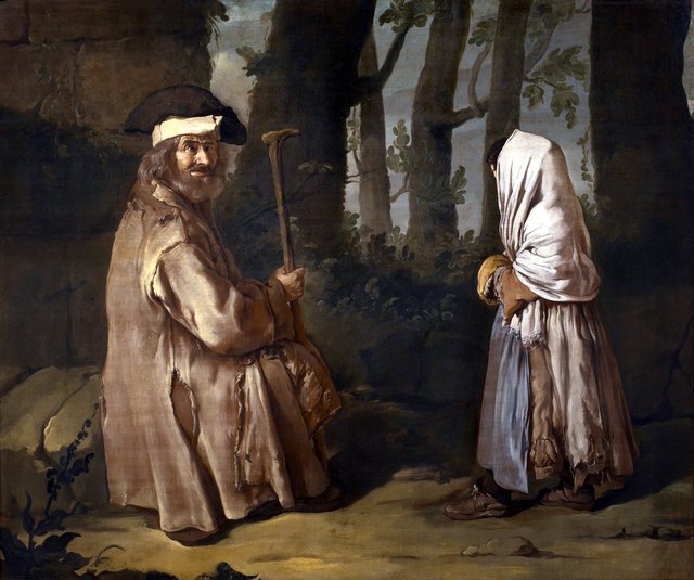 Two Beggars in a Wood by Giacomo Ceruti