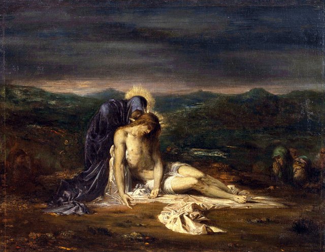 Pietà by Gustave Moreau
