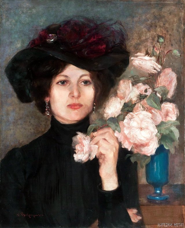 Baroness Rukavina by Vlaho Bukovac